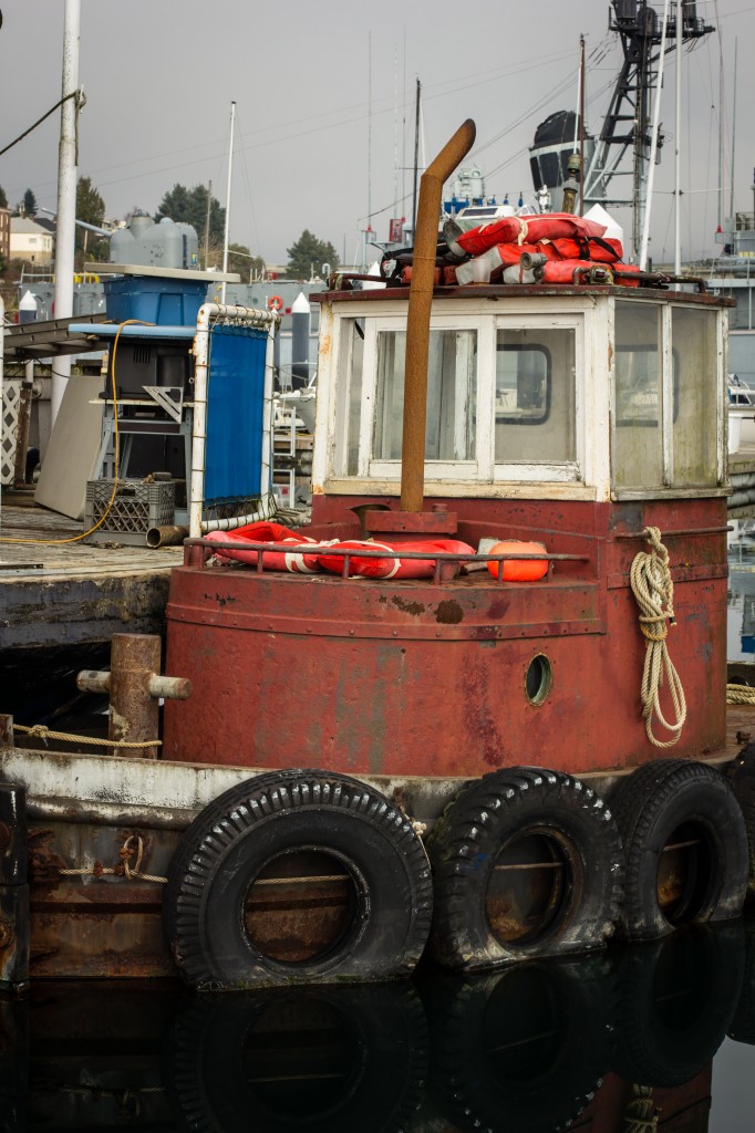 The tiny tug for the aforementioned unnamed ferry