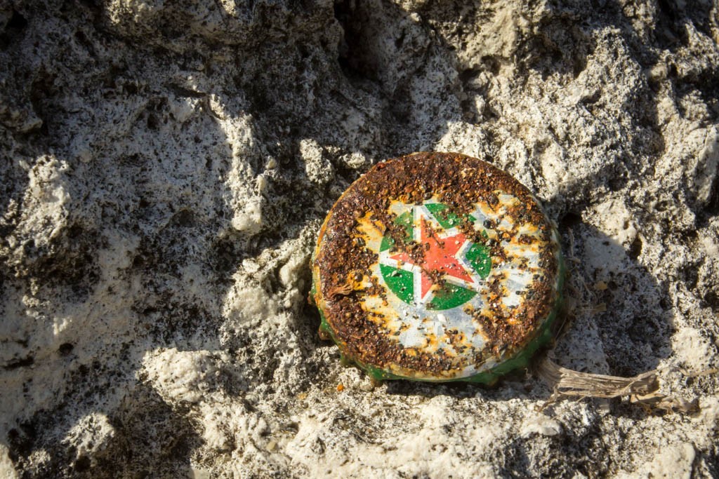 Rusty bottle cap