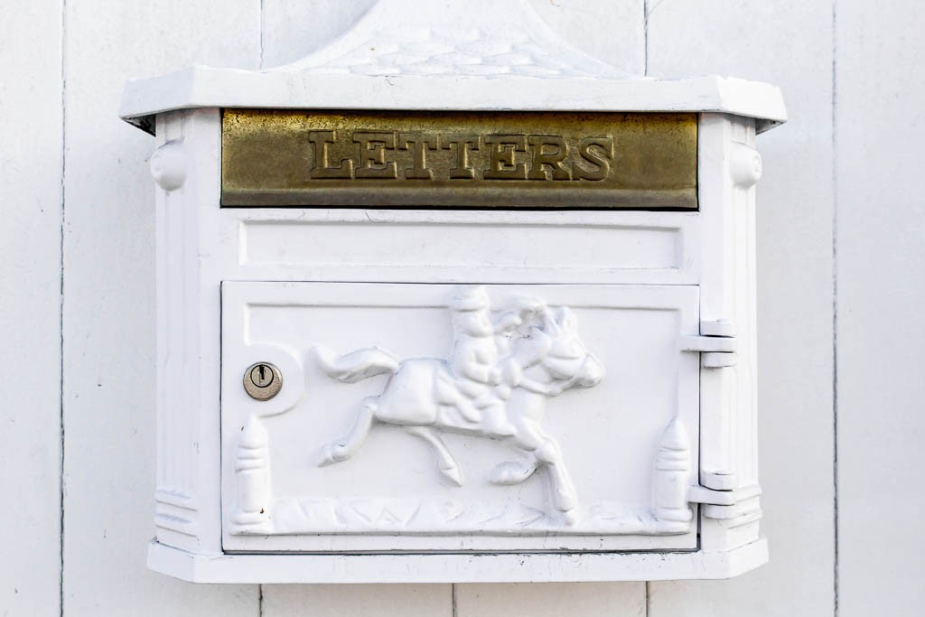 Vintage letter box