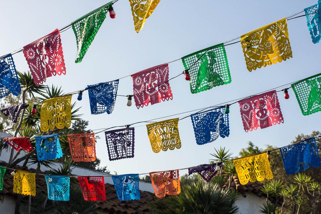 Colorful flags