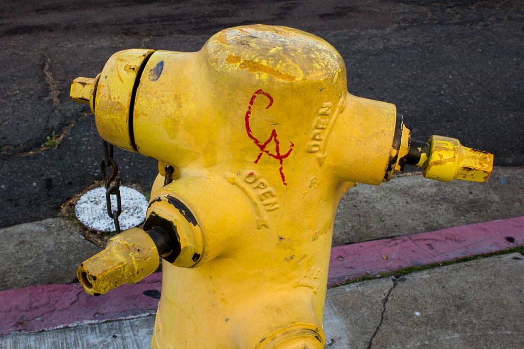 CA on a fire hydrant