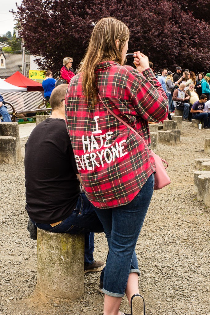 I laughed at her shirt. Also, I want one. 