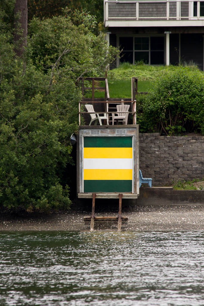 Everyone had a little boat house along the water. Looks like so much fun!