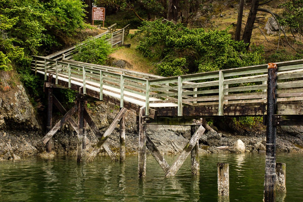 Quite an intense walkway to get up over the cliff face