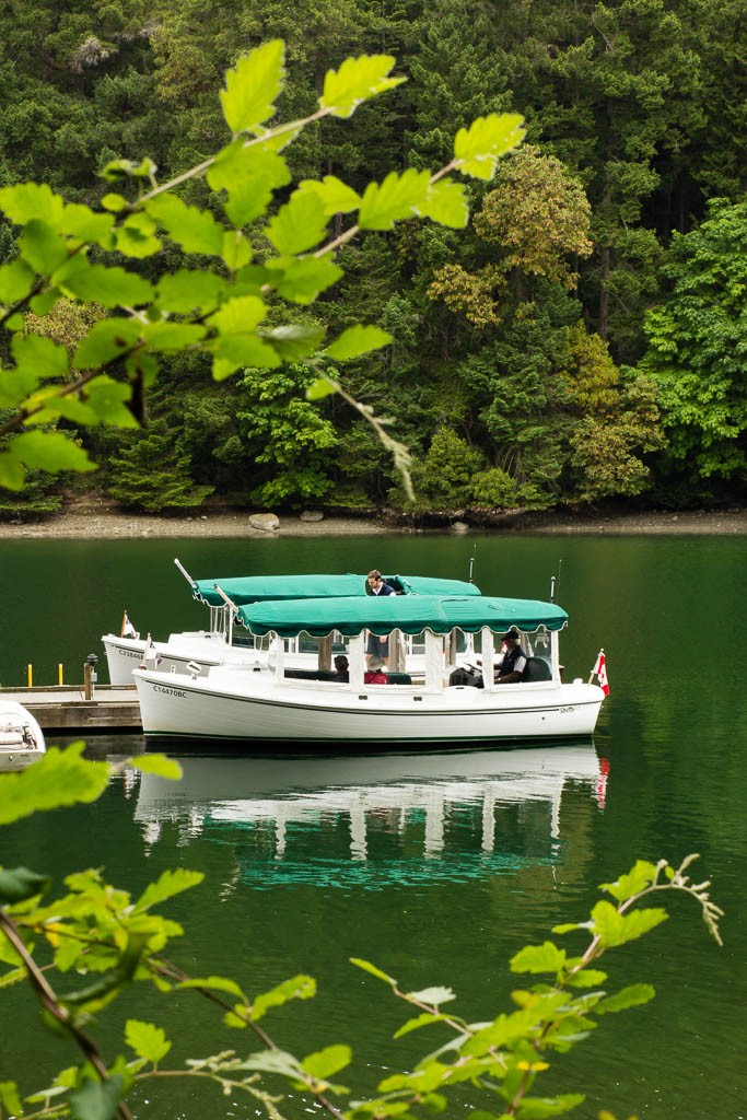 The Butchart Garden water tour boats