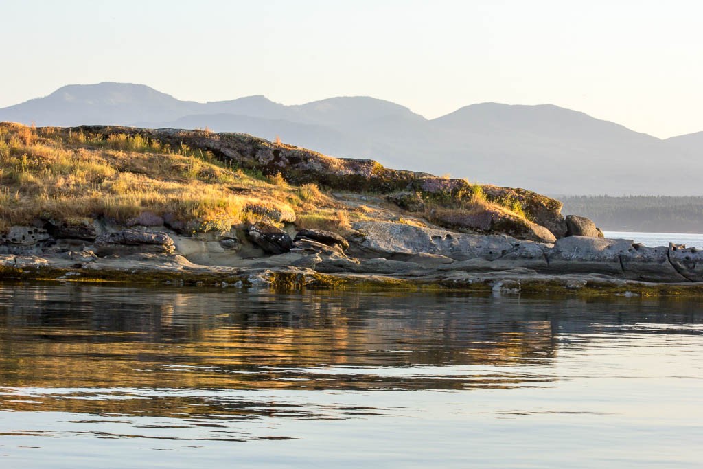 Rocks at sunset