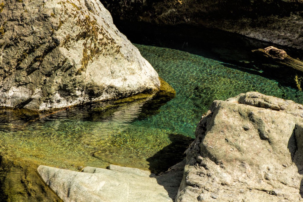 boulders in the river