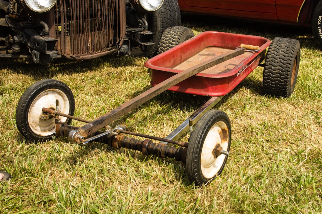 Custom little red wagon