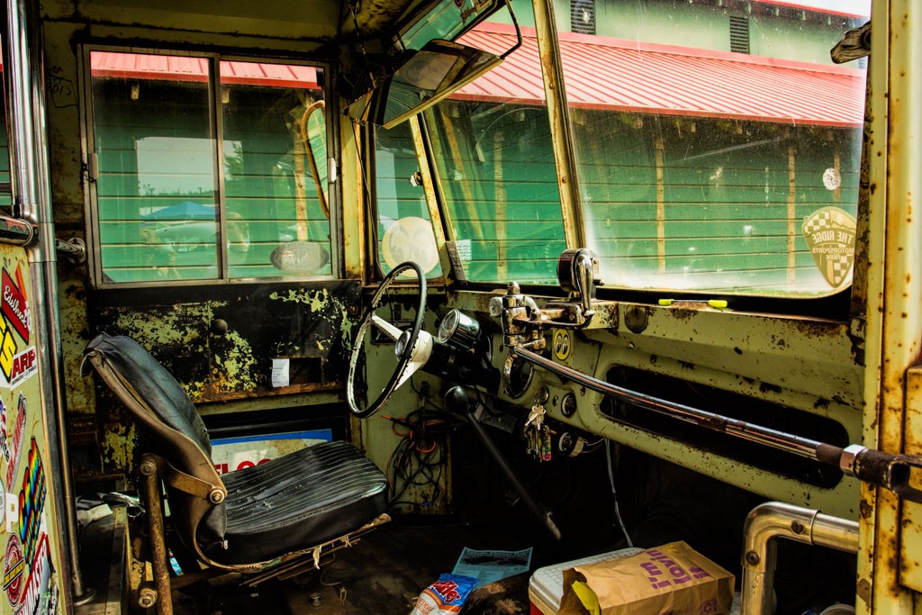 Bus interior