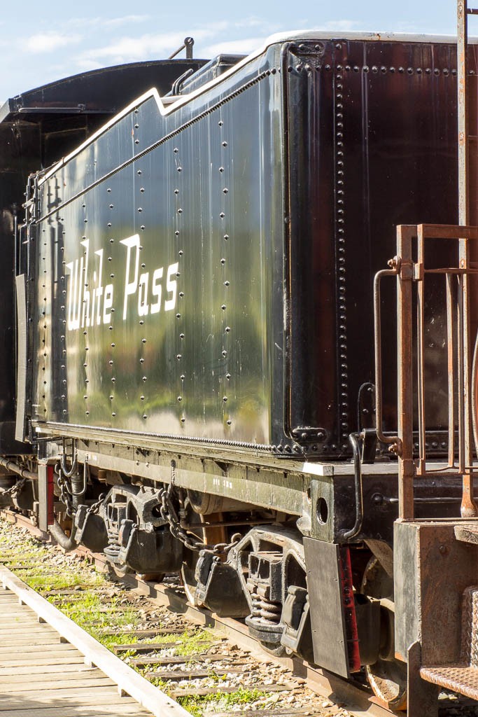 White Pass train car