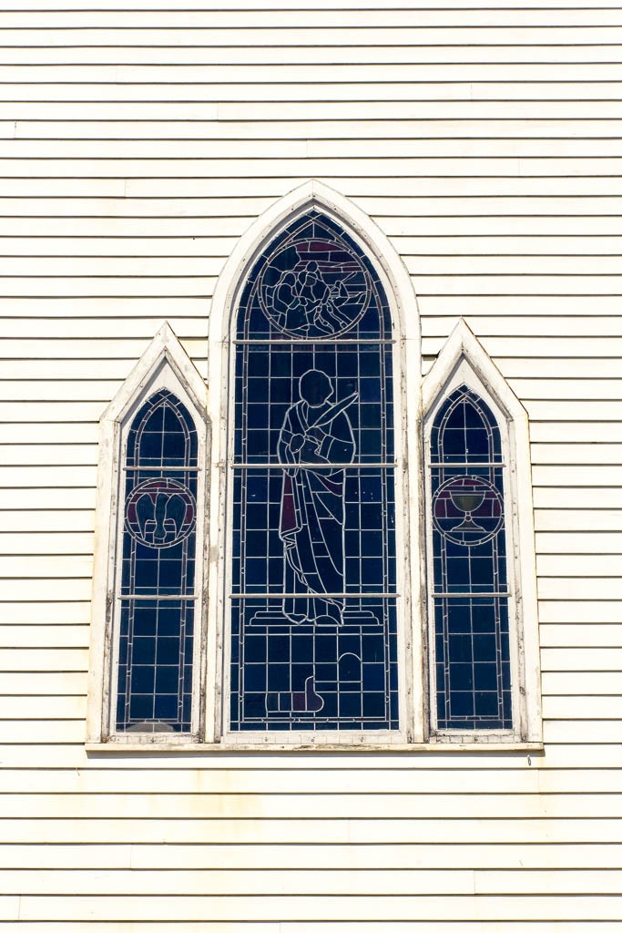 Stained glass church window