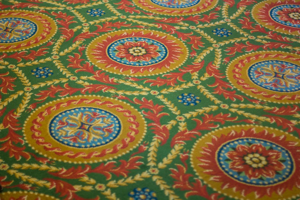 Carpet at the Empress. So much fancy!