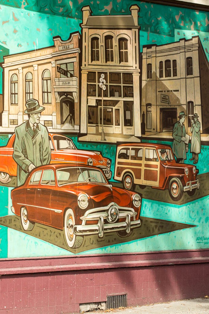 Mural of the '40's.