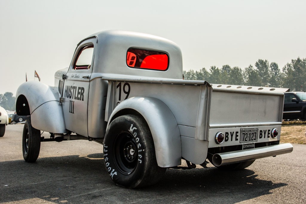 Crazy nose high stance on this gasser