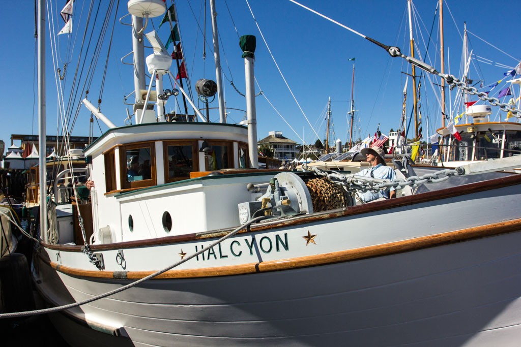 Converted fishing trawler for sale.