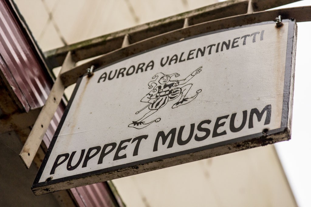 Creepy puppet museum. Way worse than any of the alleys we went down...