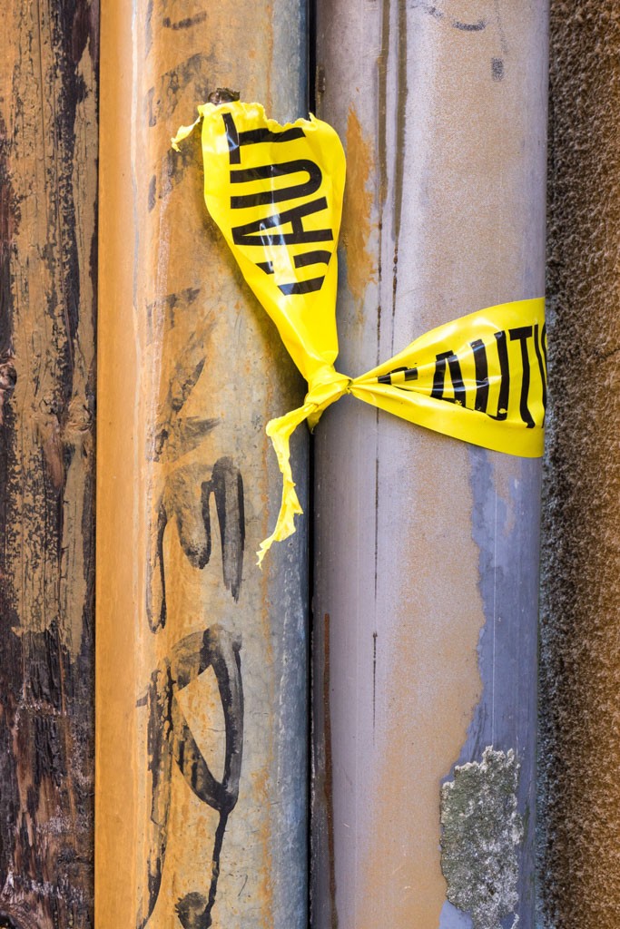 I liked the colors on the piping and the yellow caution tape. 