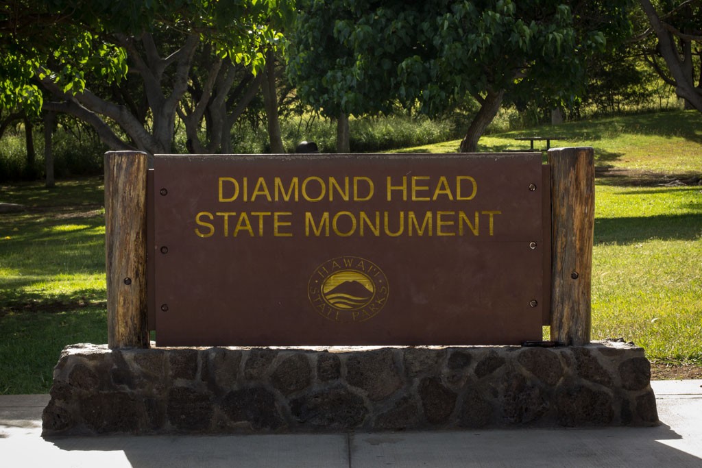 Entrance sign