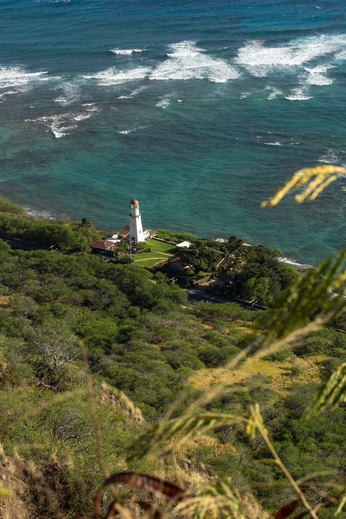 View of the lighthouse down below