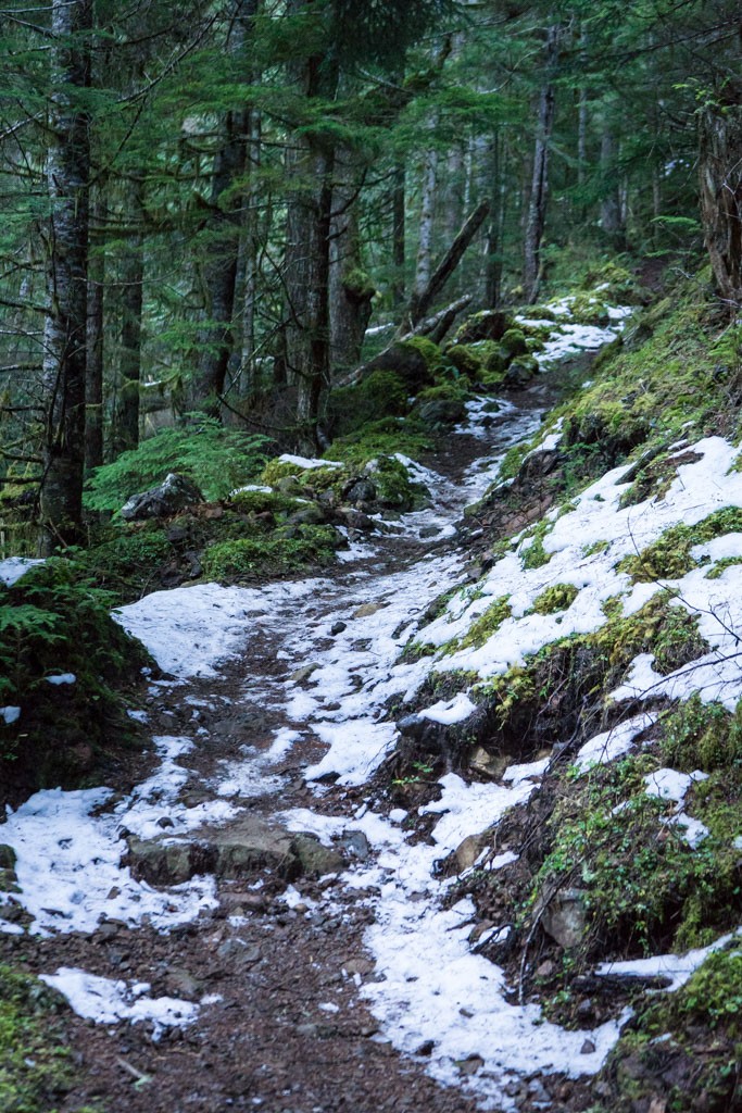 Snow started pretty early...