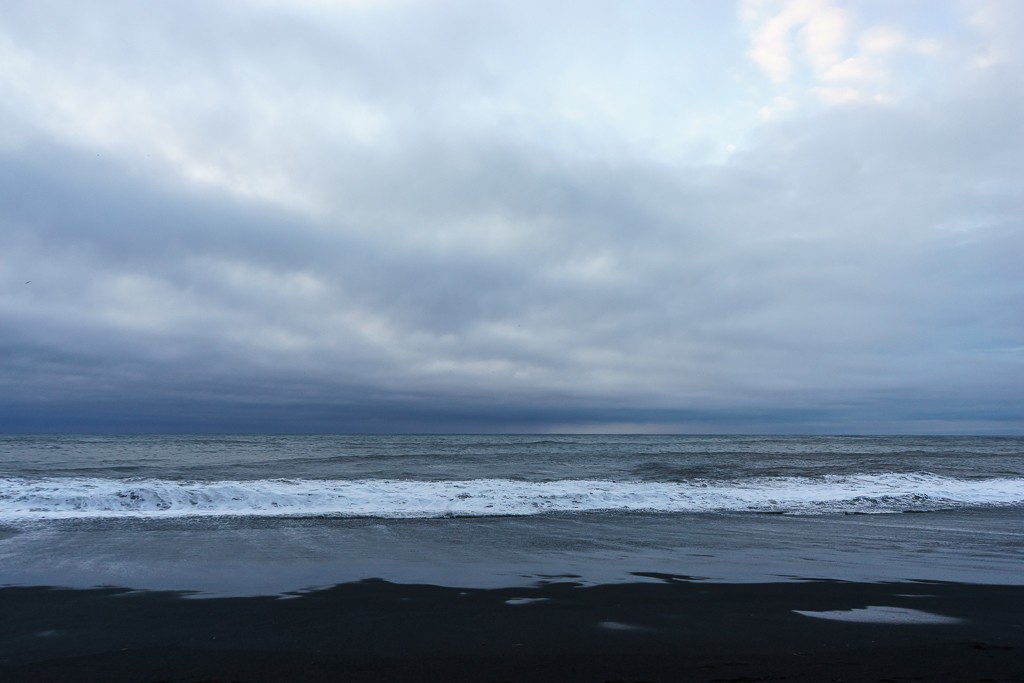 I love the black sand!