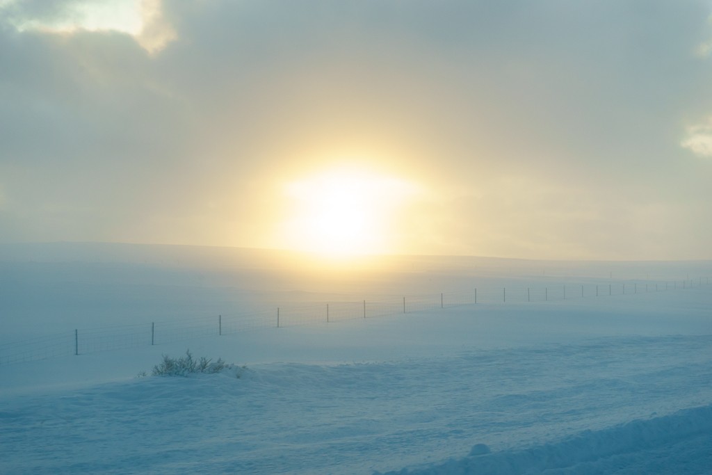 We were a bit worried about all the snow that fell, but the roads were decent enough.