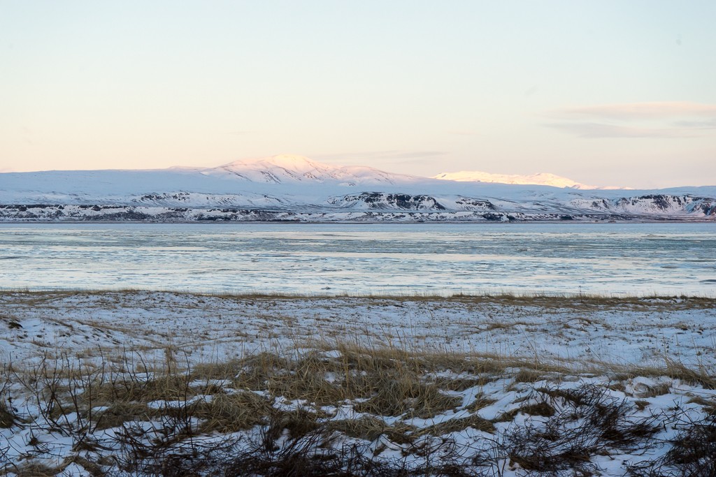 Mountains across the lake