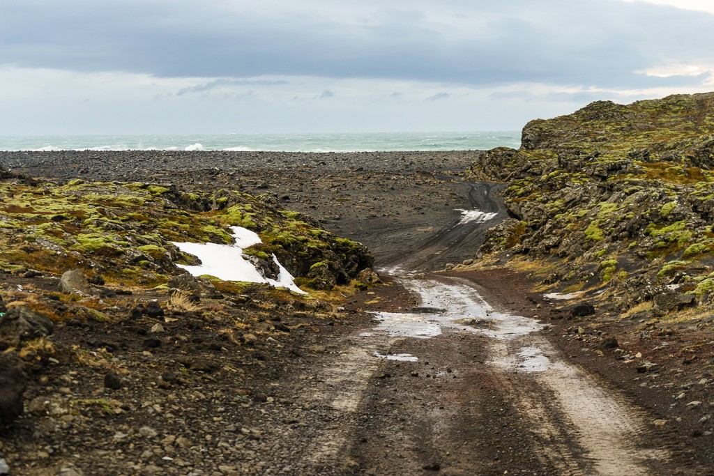 Road to the beach. We didn't drive it in our little Dacia. 