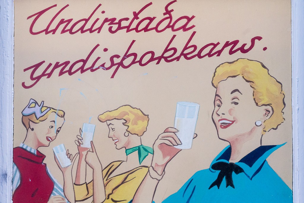 Icelandic housewives drinking milk?