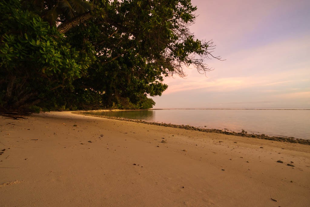 Beautiful tranquil beach. 