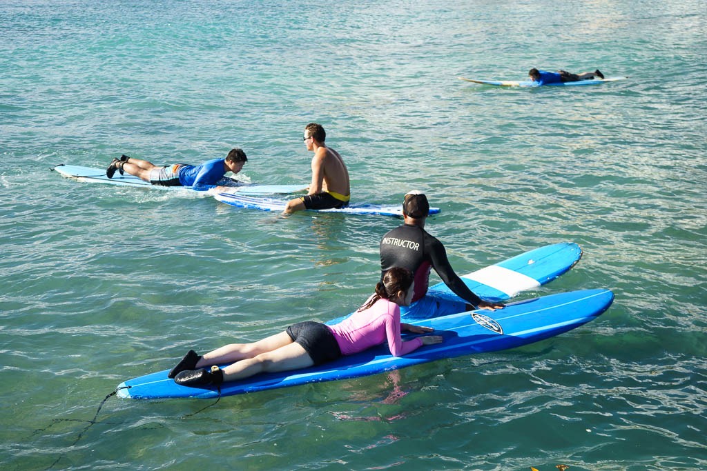 Surf lessons