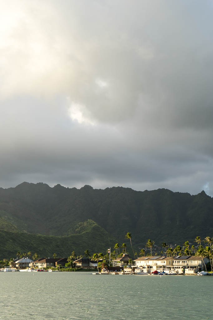 Rainclouds rolling in.