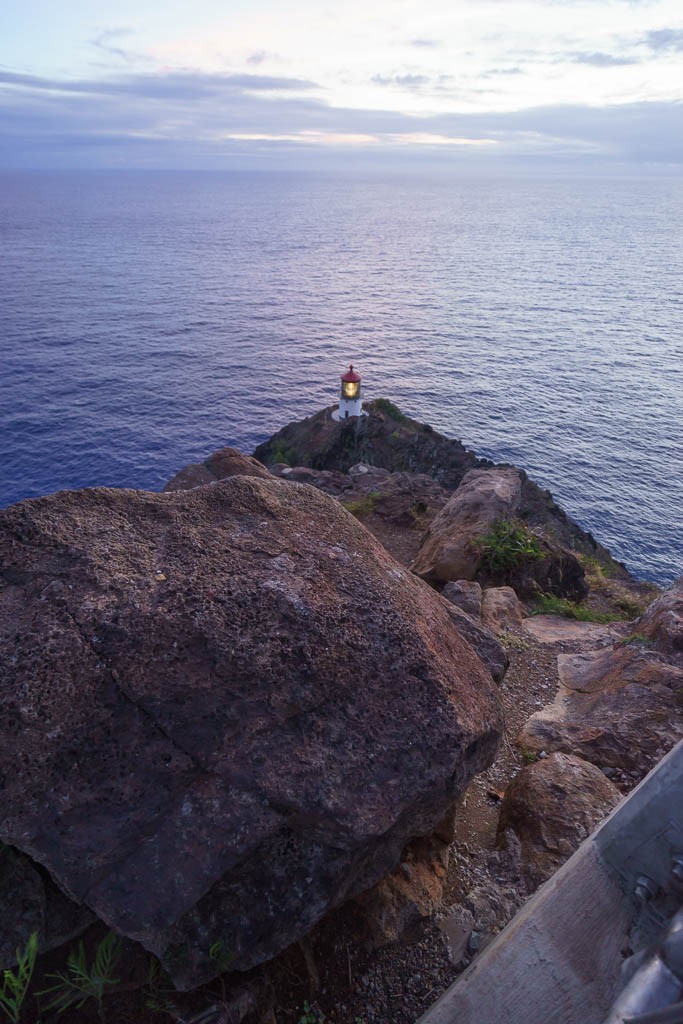 A little bit of color on the lighthouse