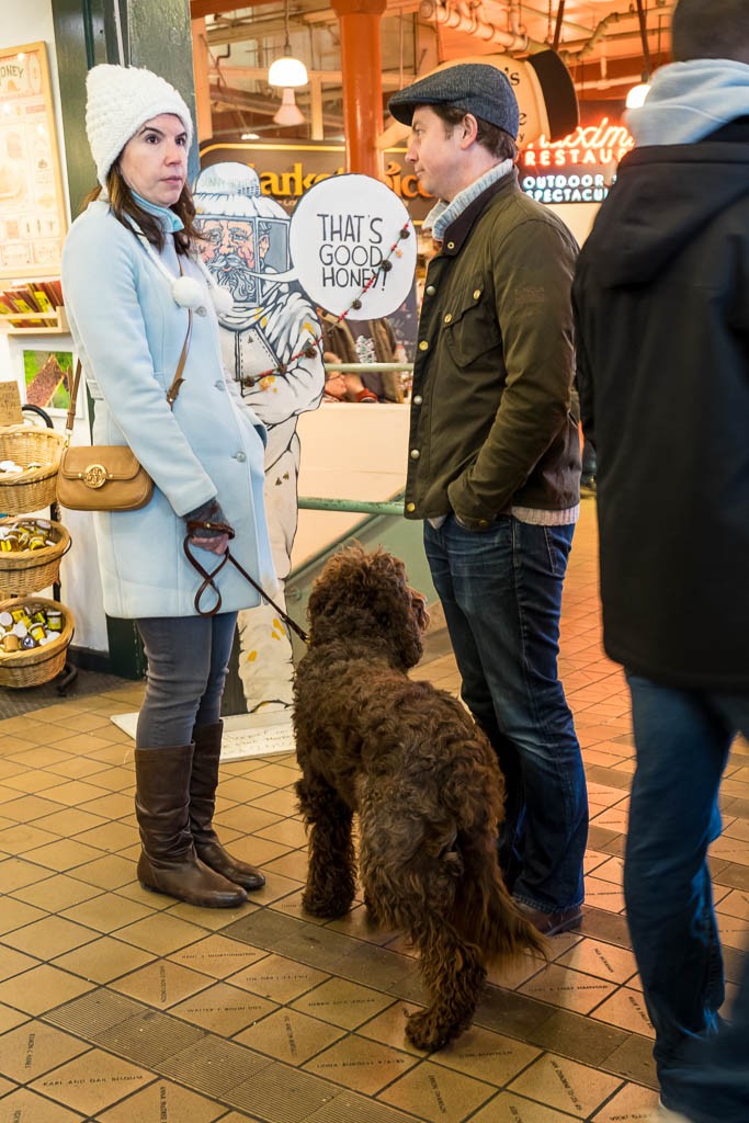 The caption on the sign in the background made me laugh.