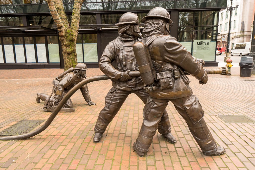 Firefighter memorial